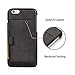 Lockwood iPhone 6/6s Snap On Wallet Case | Vintage Black | Travel Wallet With Card Holder | Ultra Slim & Lightweight Design | Classic Cases for Modern Devices | (4.7