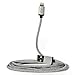 Lightning Cable 6.6Ft/2M, Cacoy -Apple MFi Certified- Nylon Braided USB A to Lightning Compatible Cable with Aluminum Housing for iPhone X/8 Plus/7 Plus/6s Plus/6/5s, iPad Mini/Air/Pro-White and Black