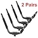 Car Rack & Carriers Universal 2 Pairs J- Shape Rack HD Kayak Carrier Canoe Boat. Surf Ski Roof Top Mounted on Car SUV Crossbar