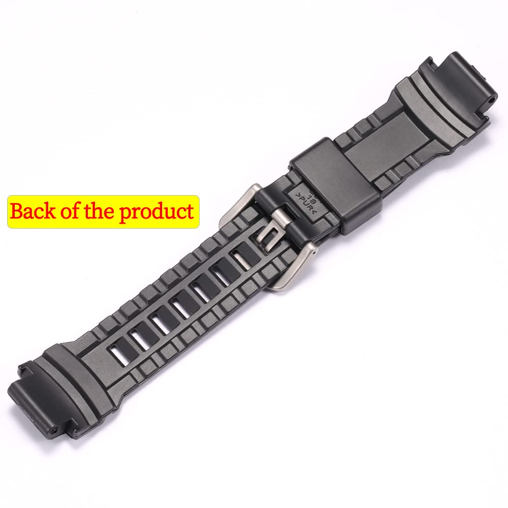 Soft Rubber Strap Replacement for Casio Protrek PRG260 PRG250 PRG550 PRW2500 PRW3500 Men's Waterproof Sport Resin Strap 18mm Watch Accessories
