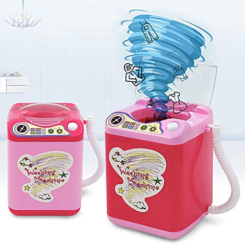image for ARTIFUN Washing Machine Toy Mini Pretend Play Housekeeping Dollhouse F