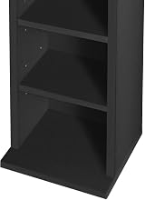 Lillyvale DVD Storage Tower Rack 102 CD Unit Shelf Organiser Black view 5
