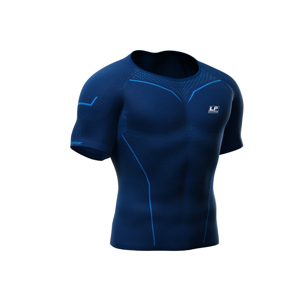 LP SUPPORT Air Men’s Short Sleeve Compression Base Layer Workout top
