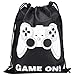 Aresmer Video Game Drawstring Bags Gaming Party Bags for Kids Birthday Party - 12 Pack