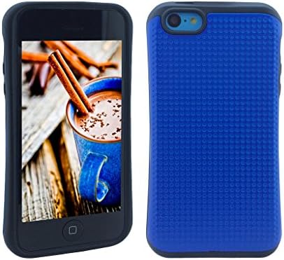 iPhone 5C Case, KYAL (TM) SHOCK ABSORPTION / HIGH IMPACT RESISTANT Full Body Hybrid Armor Case for Apple iPhone 5C - Bonus Stylus Pen and Screen Protector - Blue