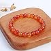 Cherry Tree Collection Natural Semi Precious Gemstone Beaded Stretch Bracelet 8mm Round Beads 7