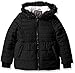 Ok Kids! Girls' Quilted Jacket with Faux Fur Trim On Hood