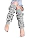 Long Leg Warmer, V28 Women Men 80s Eighty's Ribbed Knit Dance Sports Leg Warmers