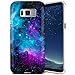 Galaxy S8 Plus Case, ZUSLAB Nebula Design, Slim Shockproof Flexible TPU, Soft Rubber Silicone Skin Cover for Samsung Galaxy S8 Plus (Purple Cosmos Nebula)