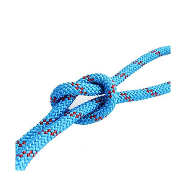 vorcool Outdoor Klettern Seil 2 meter Klettern Seil mit 10 cm Stahl Haken (zufällige Farbe) – Bild 4