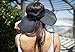 Wide Brim Visor for Women Foldable Women Straw Sun Hat Black Sun Hat Beach Hat Packable Hats for Women Sun Protection