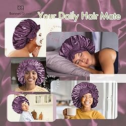 BONNET QUEEN Large Satin Bonnet Silk Bonnet for