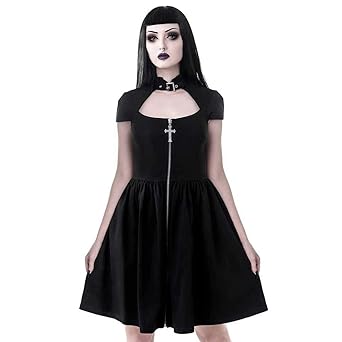 Killstar Gothic Skater Kleid - Lucinda