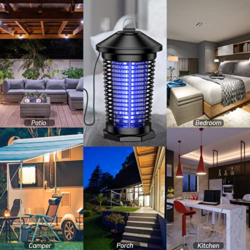 Bug Zapper Outdoor, Mosquito Zapper, 4000V Electric Bug Zapper Indoor