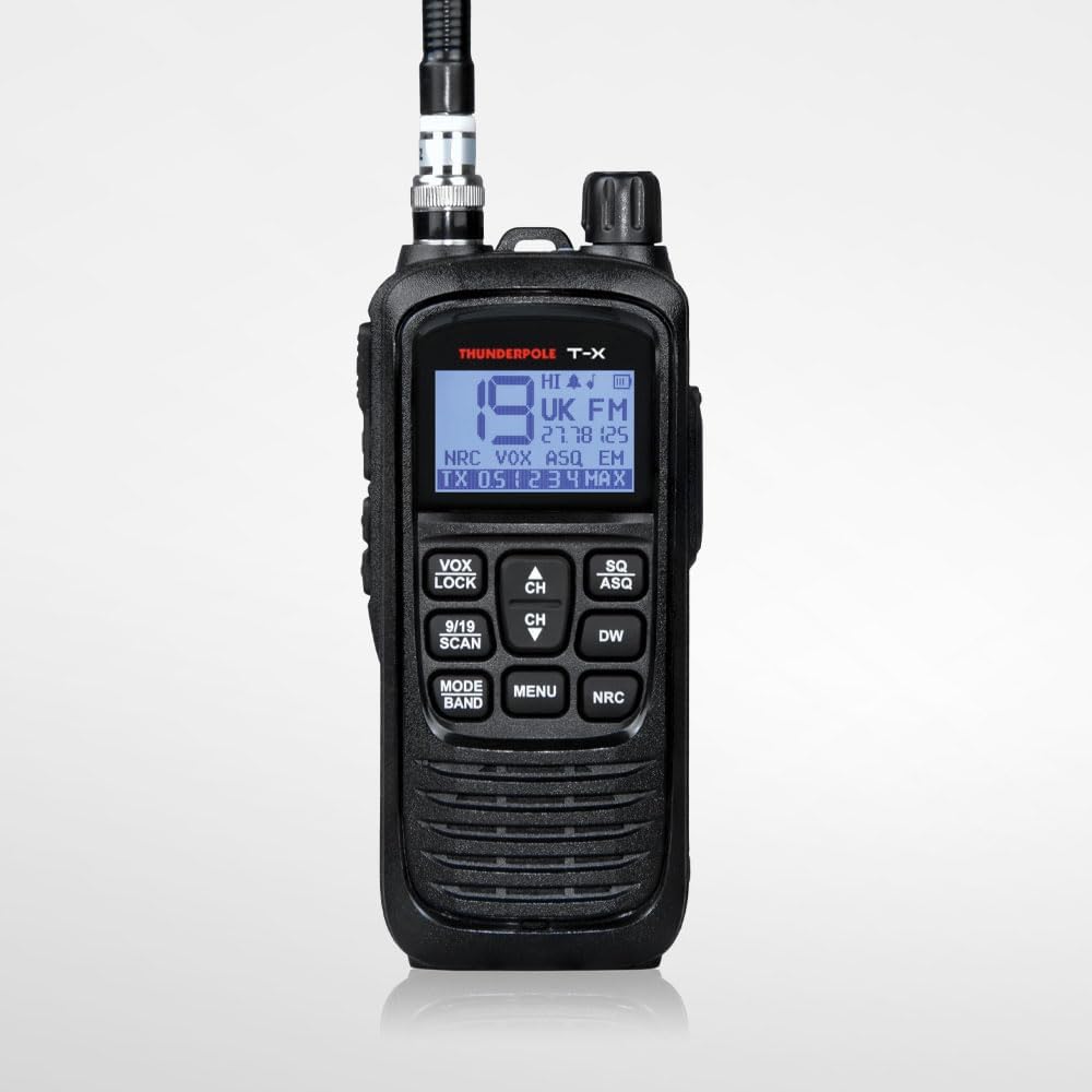 Thunderpole T-X Portable CB Radio Handheld Brand Thunderpole 4 Watt RF