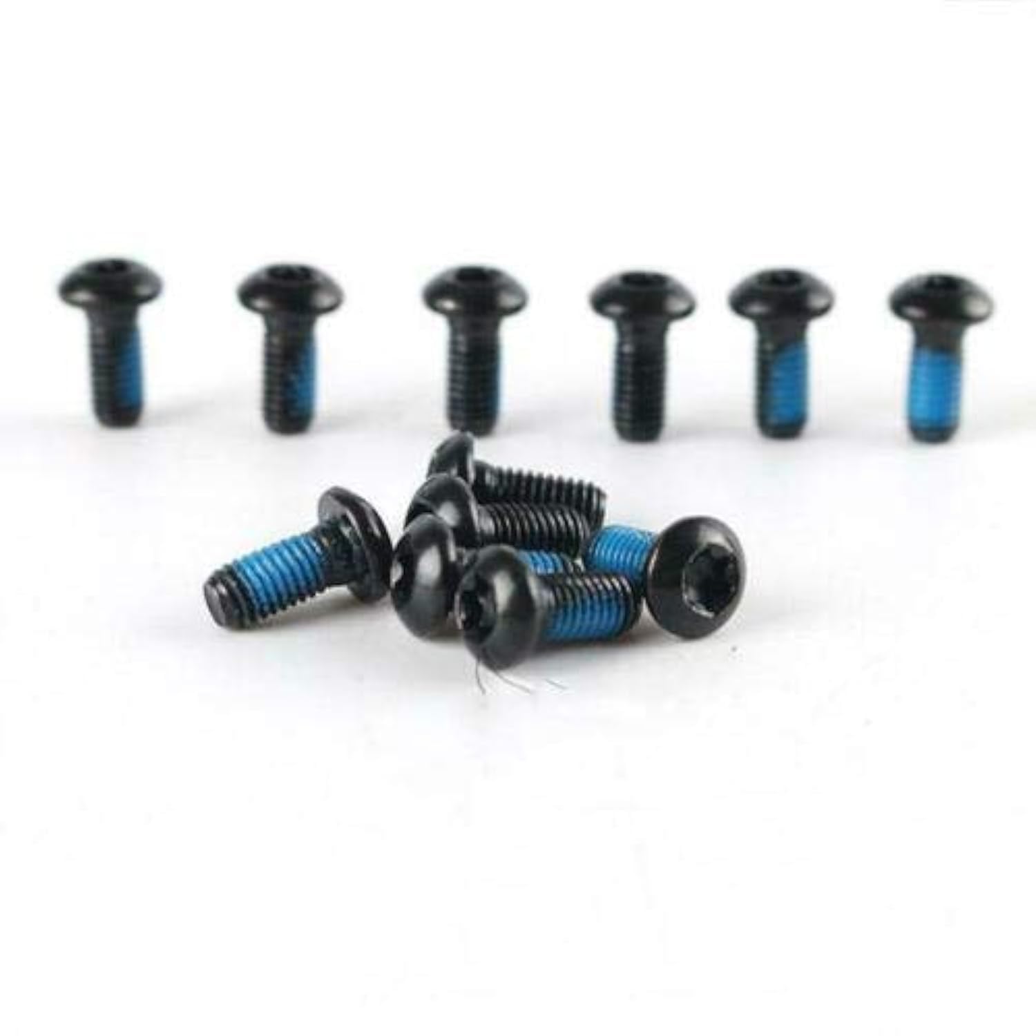 Photo 1 of KOOZER Pack of 12 M5x10mm Steel Bolts for MTB Disc Brake Rotors - Bicycle Brake Disc Torx T25 Screws (Black)