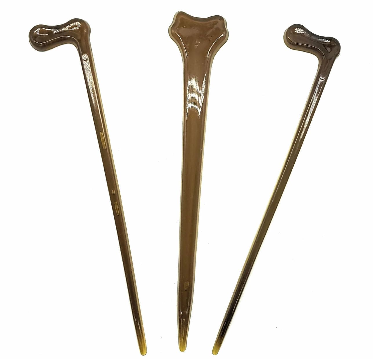 Shell Club & Tee Hair Sticks, 5 1/4" long Chignon Hair Pins, French Hair Forks, Bridal Hair Pins, French Twists Updo Hair Styling Accessories for Women