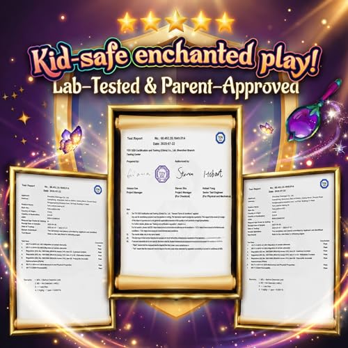Retro Fairy Potions Kits for Kids, Mix 20 Magic Potions with Energy Crystal, Craft Toy Creative Gift