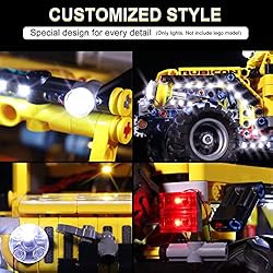 DALDED LED Light Kit for Lego Jeep Wrangler