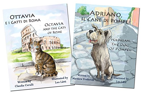 Long Bridge Publishing Italian Language Gift Set for Kids: two hardcover picture books for children with stories about Italy