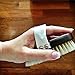 Deluxe Natural Dry Body Brush for Overall Skin Wellness. Restore Youthful Glow. Removable Long Handle, Storage Bag & FREE B.O.N Nourishing Skin Oil
