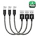 AOSOK USB Type C Cable, 3Pack 1ft(30cm) Short Nylon Braided [Fast Charger] Type C Charger for Samsung Galaxy Note 8, S8/S8+ Plus, ZTE Zmax Pro Z981, Google Pixel/Pixel XL, Nexus 6p, LG G6/V20 (3X1ft)