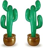 GiftExpress 2 Pack Inflatable 36" Cactus Prop