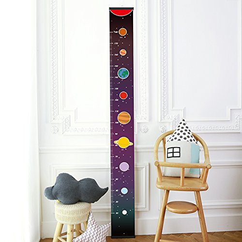 B07b48f1gb For Chaeum子供の高さの成長チャートメジャールーラーwall Hanging Decor Galaxyスタイル Kids ウォールステッカー 日本最大の