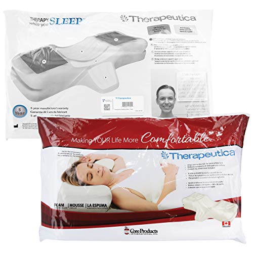 Therapeutica Pillow, Firm Orthopedic Support, Back or Side Sleeping