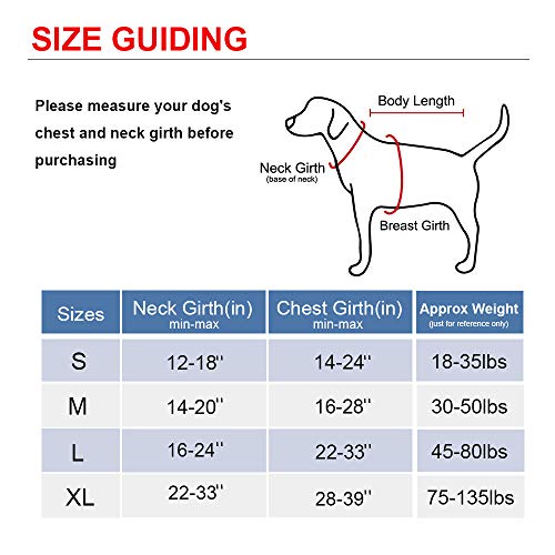 Dog Harness No Pull Dog Vest with Leash Adjustable & Reflective Pet Vest Harnesses and Leash Easy Control for Small Medium Large Dogs (Medium, Orange) - Thumbnail 6