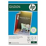 Hewlett Packard - HP Color Laser Photo Paper, 7.5 mil, 220gsm, Glossy , 4