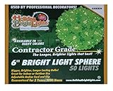 Bethlehem Lighting Indoor/Outdoor Mini StarChristmas Light Sphere 50  , Green