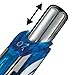 Pentel EnerGel Deluxe RTX Retractable Liquid Gel Pen, Medium Line, Metal Tip, Sky Blue Ink, Box of 12 (BL77-S)