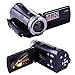 PowerLead Puto PLD003 Mini DV C8 16MP High Definition Digital Video Camcorder DVR 2.7'' TFT LCD 16x Zoom Hd Video Recorder Camera 1280 x 720p Digital Video Camcorder(Black)