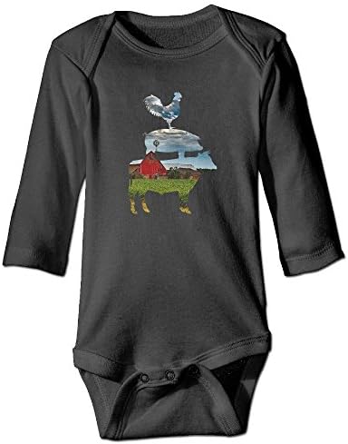 Farms Food Love Local Farms Baby Boys' Long Sleeve Onesies Bodysuits 12 Months
