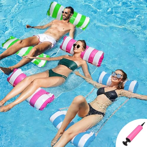 Blue+green+striped Pink