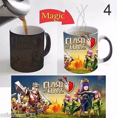 Clash of Clans Mobile Video Game Color Change Magic Coffee Mug 11 Oz Gift - 4