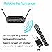 Phenyx Pro UHF Wireless Microphone System,1 Handheld Mic 1 Headset Mic 1 Lapel Mic Combo, Portable Size, Fixed Frequency, Ideal For DJ, Church, Presentation, YouTube (Phenyx Pro PTU-51)
