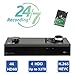 GW Security 16CH 1920P NVR Network IP Security Camera System - 16 x HD 1080P 5.0 Megapixel 2.8~12mm Varifocal Zoom 80ft IR PoE IP Dome Camera + 4TB Hard Drive - Support Quick QR Code Remote Access