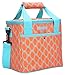 MIER 9 Can Insulated Lunch Bag for Women Leakproof Soft Cooler Tote, Orange