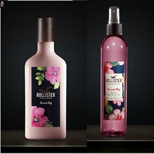Image of Hollister Cresent Bay Body Lotion & Mist Set Watermelon Poppy Seed Scented