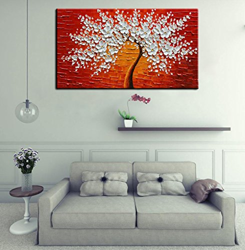baccow - 2448 100% Hand painted 3D Paintings Abstract Artwork Landscape Oil Painting Wall Art For Living Room Bedroom