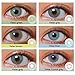 Dickin Multi-Color Cute Contact Lenses Color Blends Cosplay Eyes Cosmetic Makeup Eye Shadow (1 Pair)