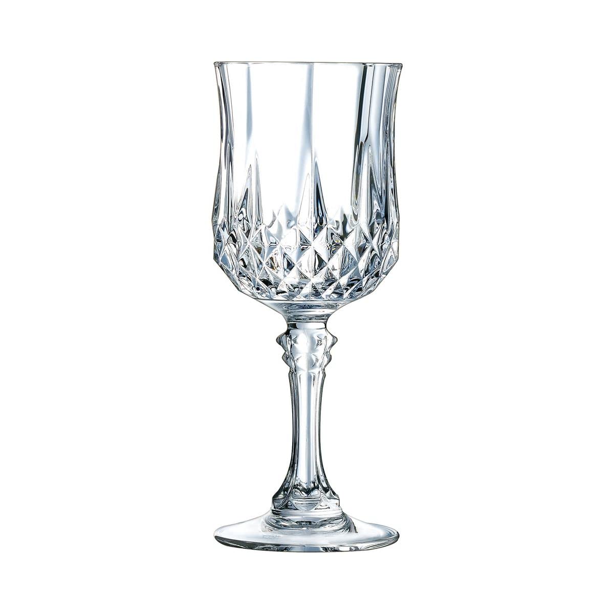 Eclat Cristal D'Arques Longchamp Wine Glass, Crystal, 17 cl, Pack of 6