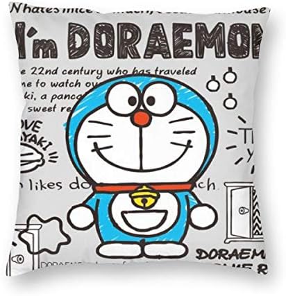 CHASITY FREDERICK Doraemon More Size Throw Pillow Covers Double Side Print Pillows Square Pillowcases Throw Cushion Covers