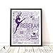 PrintChicks Dance Art Personalized Typography Print - Dancer Custom Poster Wall Art Decor. SHIPS 1-2 DAYS ARRIVES BEFORE CHRISTMAS!