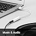 Headphone Adapter for iPhoneX /10/8/7 Plus iPhone 6 /6s /5 /5s &ipod&ipad. Female 3.5mm Audio Earbuds Jack Adaptor Connecter. Earphone Extender Stereo Cable Converter(Support 11 System) (white)