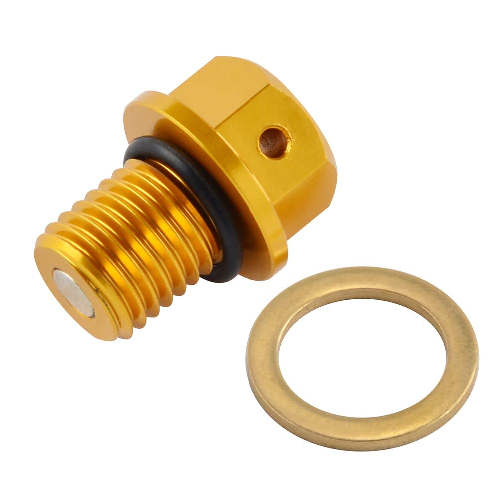 Nathan-Ng - M12 CNC Oil Drain Plug Bolt For Kawasaki Ninja 250R 300 400R 600R ZX6R ZX7R ZX9R ZX10R ZX12R ZX14R Versys 650 1000