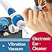 BaselTek Electric Vacuum Ear Cleaner Ear Wax Safe Remover Vibration Removal Cleaning Easy Painless Tool