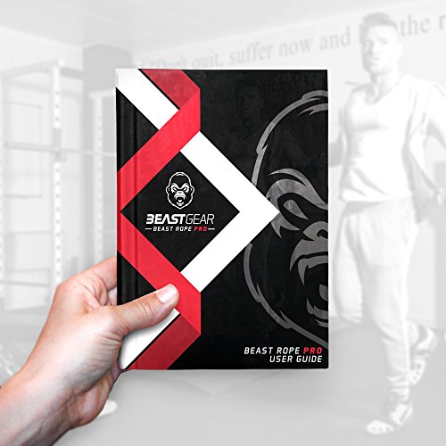 Beast Rope Pro de Beast Gear – Comba para Saltar de Alta Velocidad para Fitness y Acondicionamiento. Para CrossFit, Boxeo, MMA, Saltos Dobles, Ejercicios de Alta Intensidad y a Intervalos